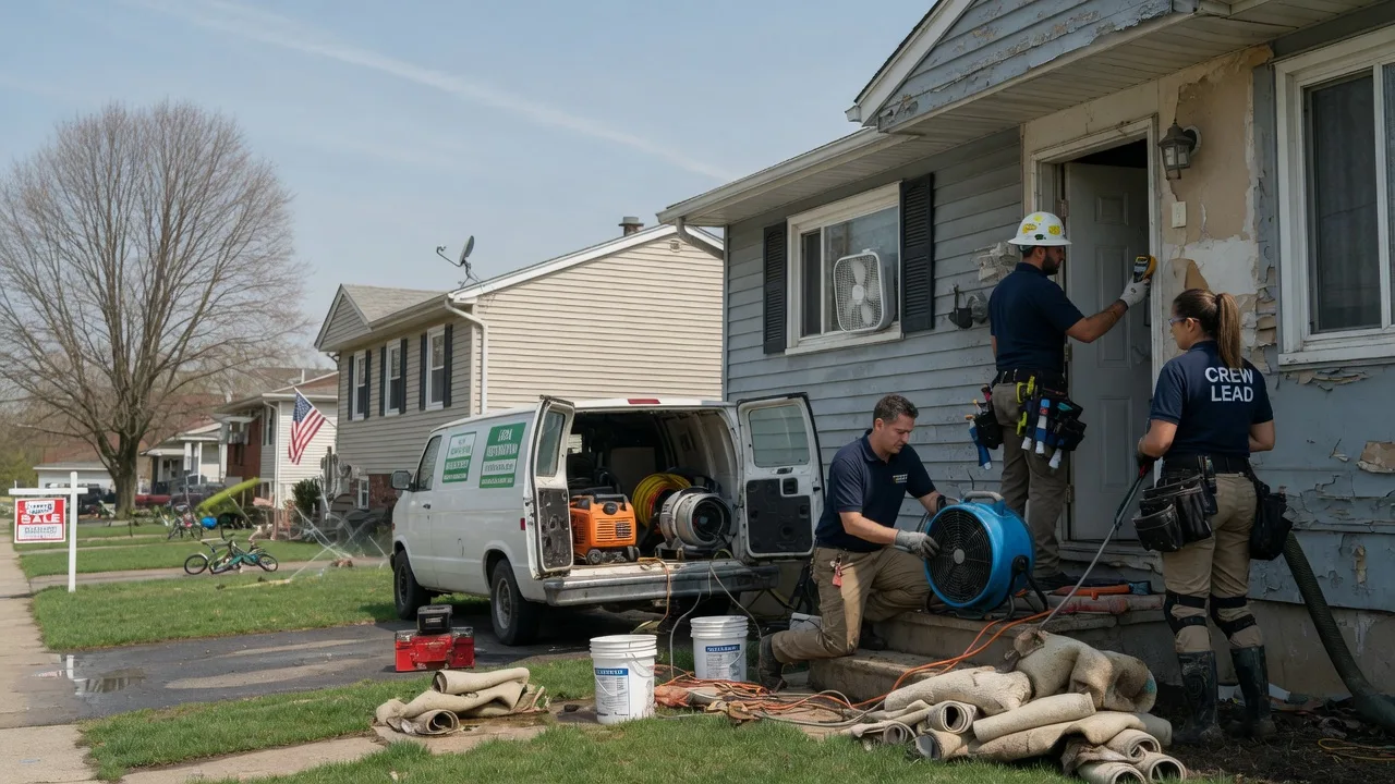 Flood Cleanup in Connellsville, PA near me