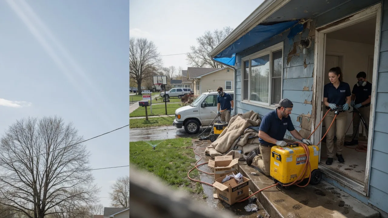 Basement Flood Cleanup in Connellsville, PA near me